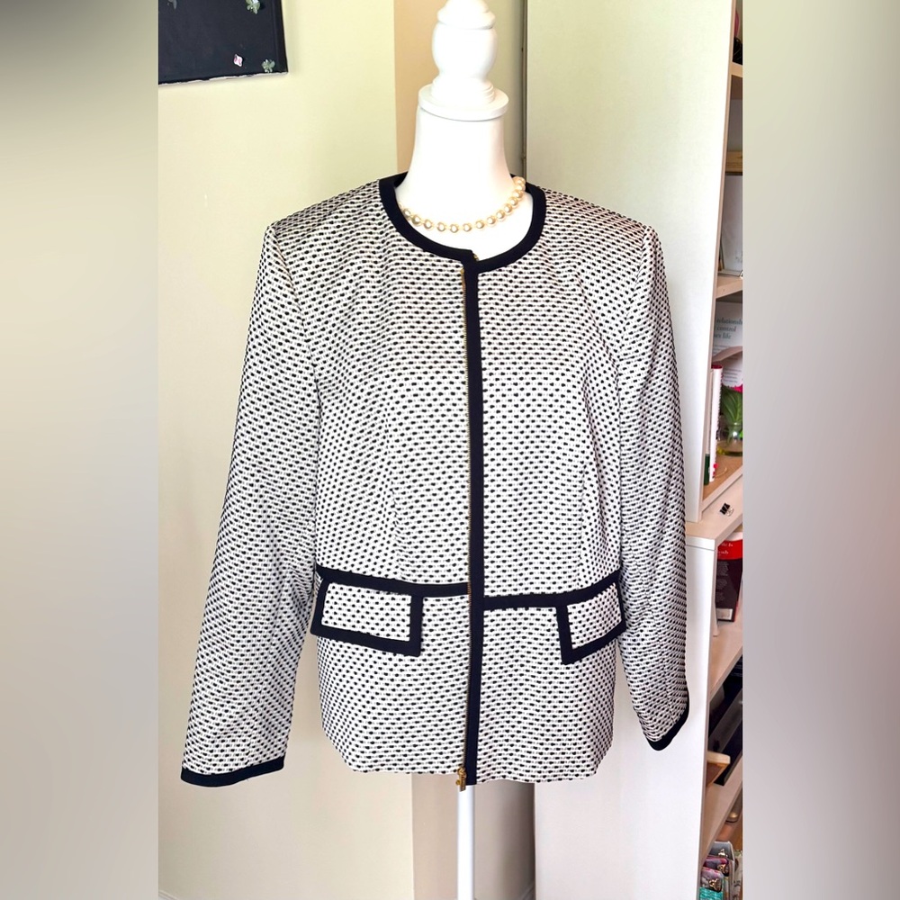 Black and White Women's Jacket